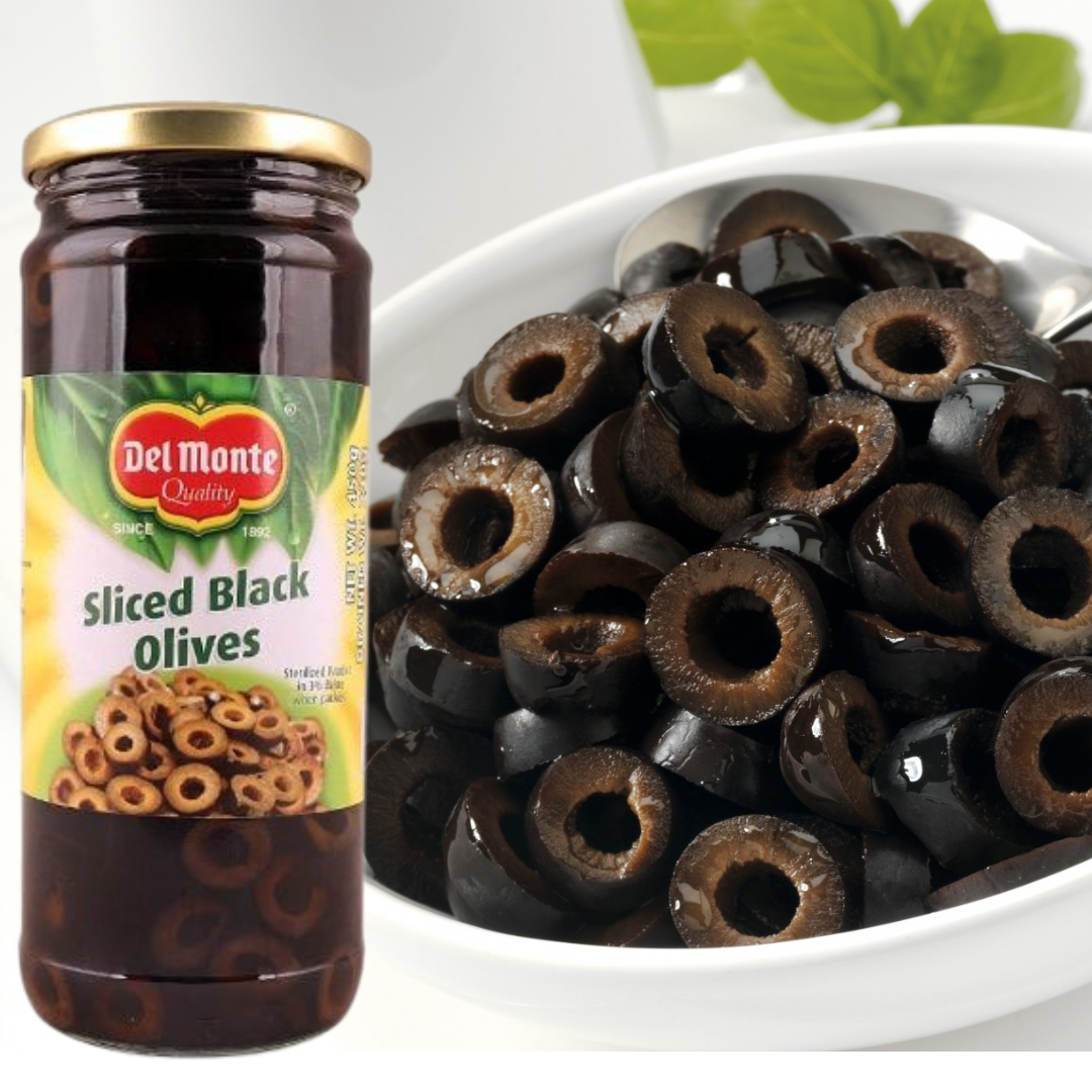 SLICED BLACK OLIVES